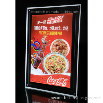 Crystal Acrylic LED Light Pocket for Display (CST01-A3P-03)